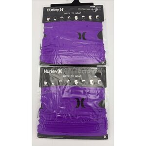 2 Hurley Multi-Functional Gaiter Lightweight Women's Size: Small Purple